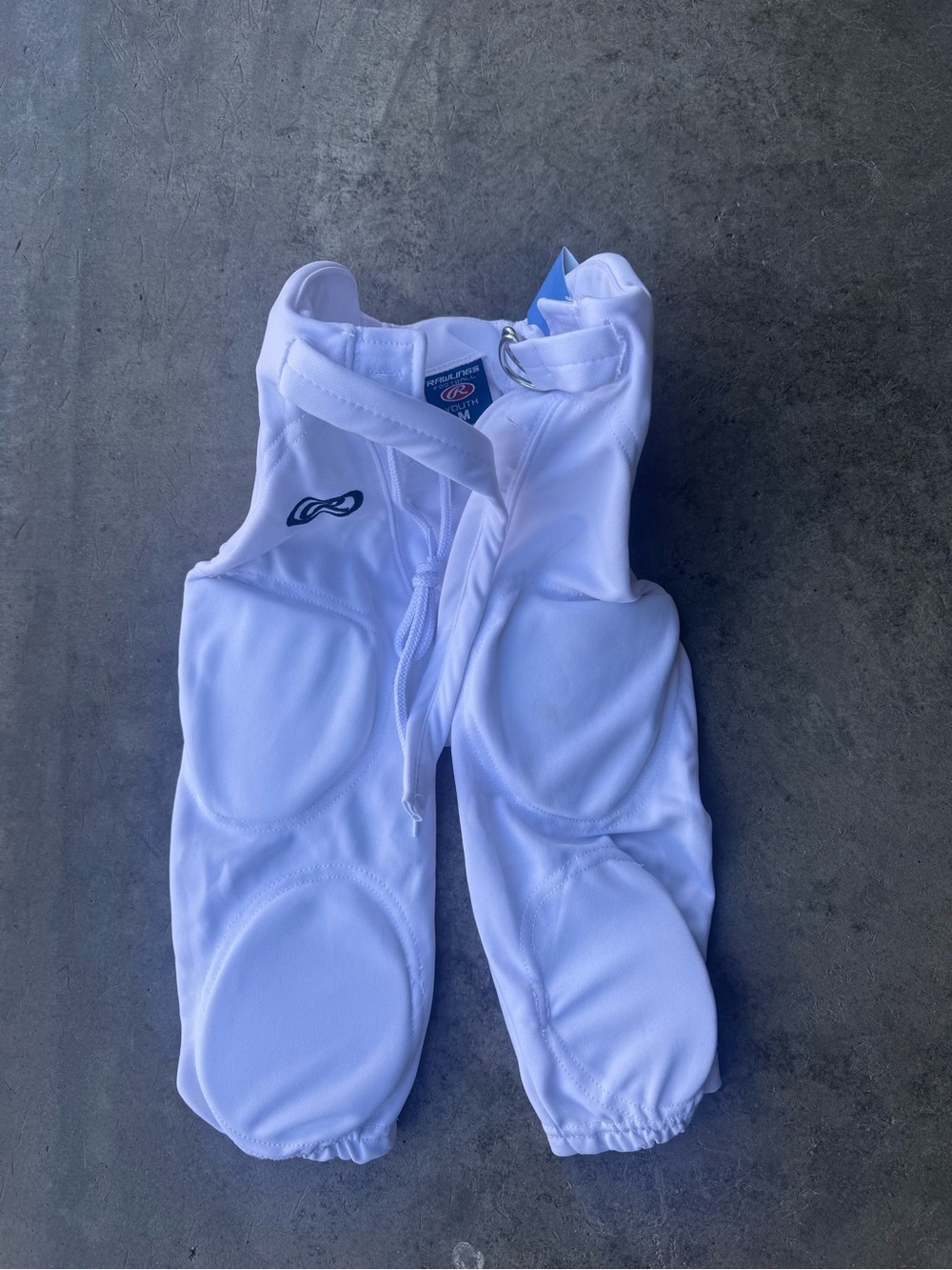 Rawlings White Kids Protective Football Pants